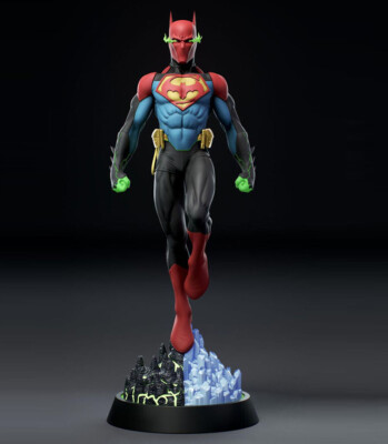 1/8 29cm SuperBat 3D Print Garage Kit Figure Model Kit Unpainted Unassembled GK