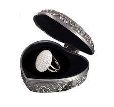 S925 pure silver bella swan's ring ~ twilight saga wedding ring CZ paved ring