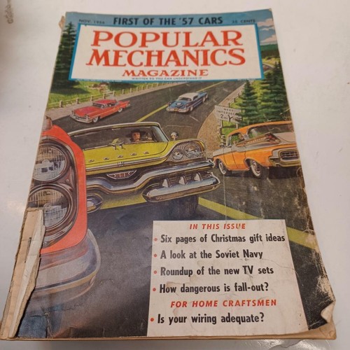 Popular Mechanics Magazine Nov 1956 Vintage Cars Soviet Navy TVs Jigsaw Ads