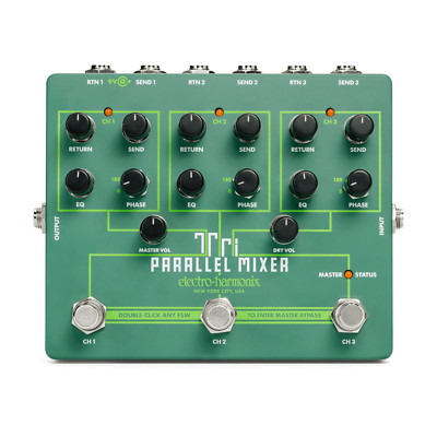 Electro-Harmonix Tri Parallelmixer Effektschleife Mixer/Schalter Pedal