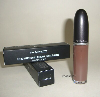 Mac Lipstick Retro Matte ESS-PRESSO Liquid Lip color Lot of 2 Lipsticks nib