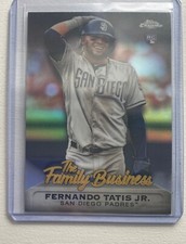  2019 Topps Chrome Update The Family Business #FBC15 Fernando Tatis Jr. RC #N19