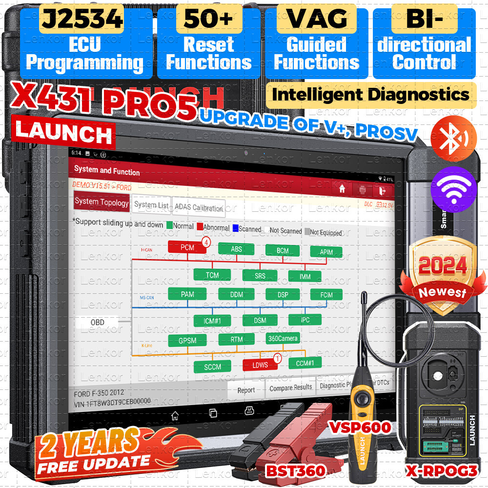 LAUNCH X431 Pro5 & XPROG3 PAD V+ Car Diagnostic Scanner Key