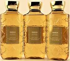 QTY 3 - Bath  Body Works DAHLIA Face Body Wash Shower Gel Shampoo 10 Ounce