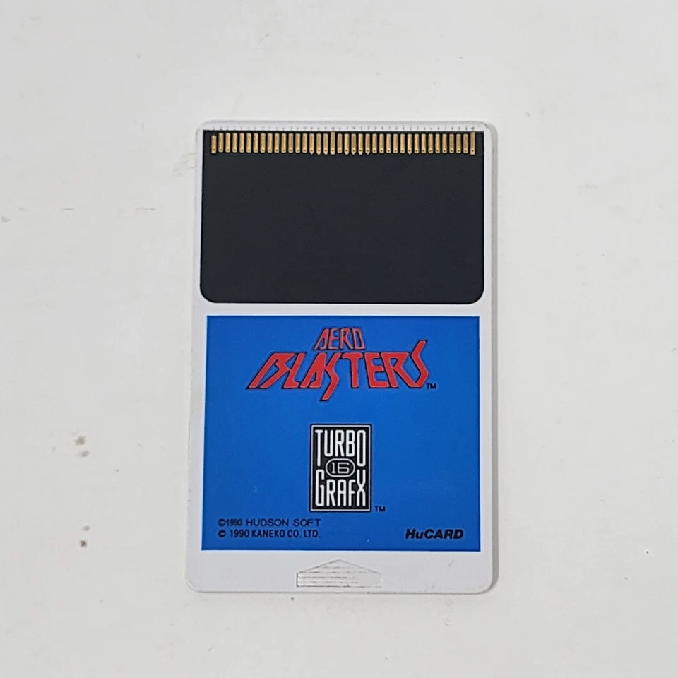 Aero Blasters (TurboGrafx-16) Complete with Manual & Case - Authentic & Tested - Image 3 of 4