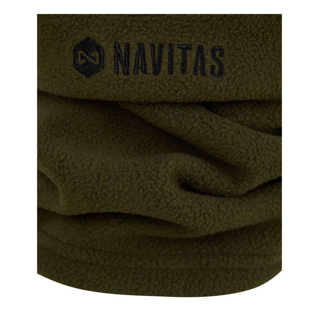 Calentador de cuello polar Navitas - Verde - Accesorios de invierno para pesca de carpas al aire libre