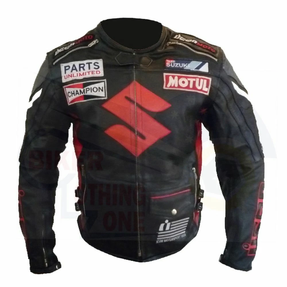 Leather suzuki jacket sale