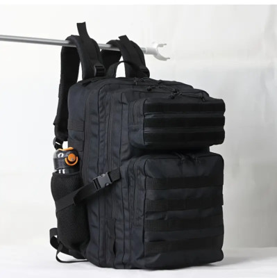 Taktischer Rucksack Militär 50 Liter Farbe Schwarz Outdoor Rucksack