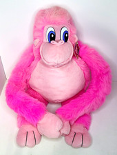 Toy Works Gorilla Monkey Ape Pink Plush Stuffed Animal Toy Gift 22 Inch