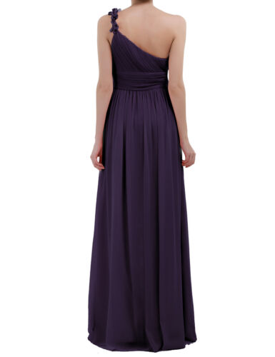 Women's Chiffon Bridesmaid Dress Long Dresses Wedding Prom Formal Party Gown - Picture 27 of 117