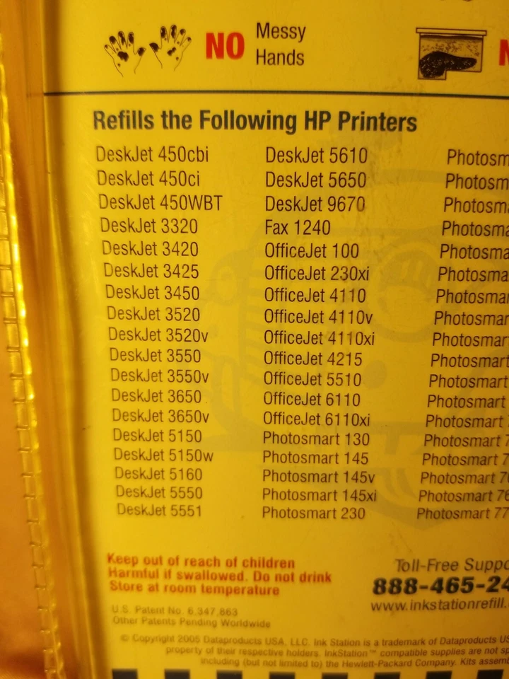 Easy Ink Refill System from Ink Station Tri Color Refill HP 28 / 57 Cartridges - Image 4 of 4