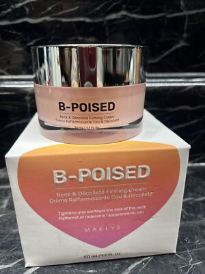#ad Maelys B POISED Neck amp; Decollete Firming cream 1.7oz NEW In Box Free Shipping $16.99