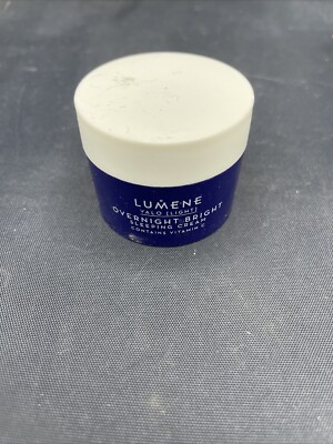 Lumene - Valo Overnight Bright Sleeping Cream - 15ml / .5oz - Travel TSA OK Mini