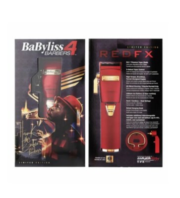BabylissPRO RedFX lithium hair clipper B870RA Babyliss Pro red Fx