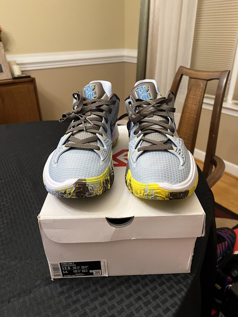 Nike Kyrie Low 4 Light Armory Blue Mens Basketball Shoes