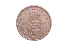 1962 GREAT BRITAIN ELIZABETH II 1 SHILLING KM# 905 -  VERY NICE CIRC! -C1146xux