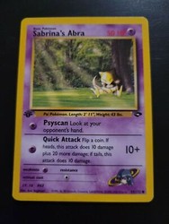 Sabrina's Abra 94/132 Gym Challenge 1st Edition