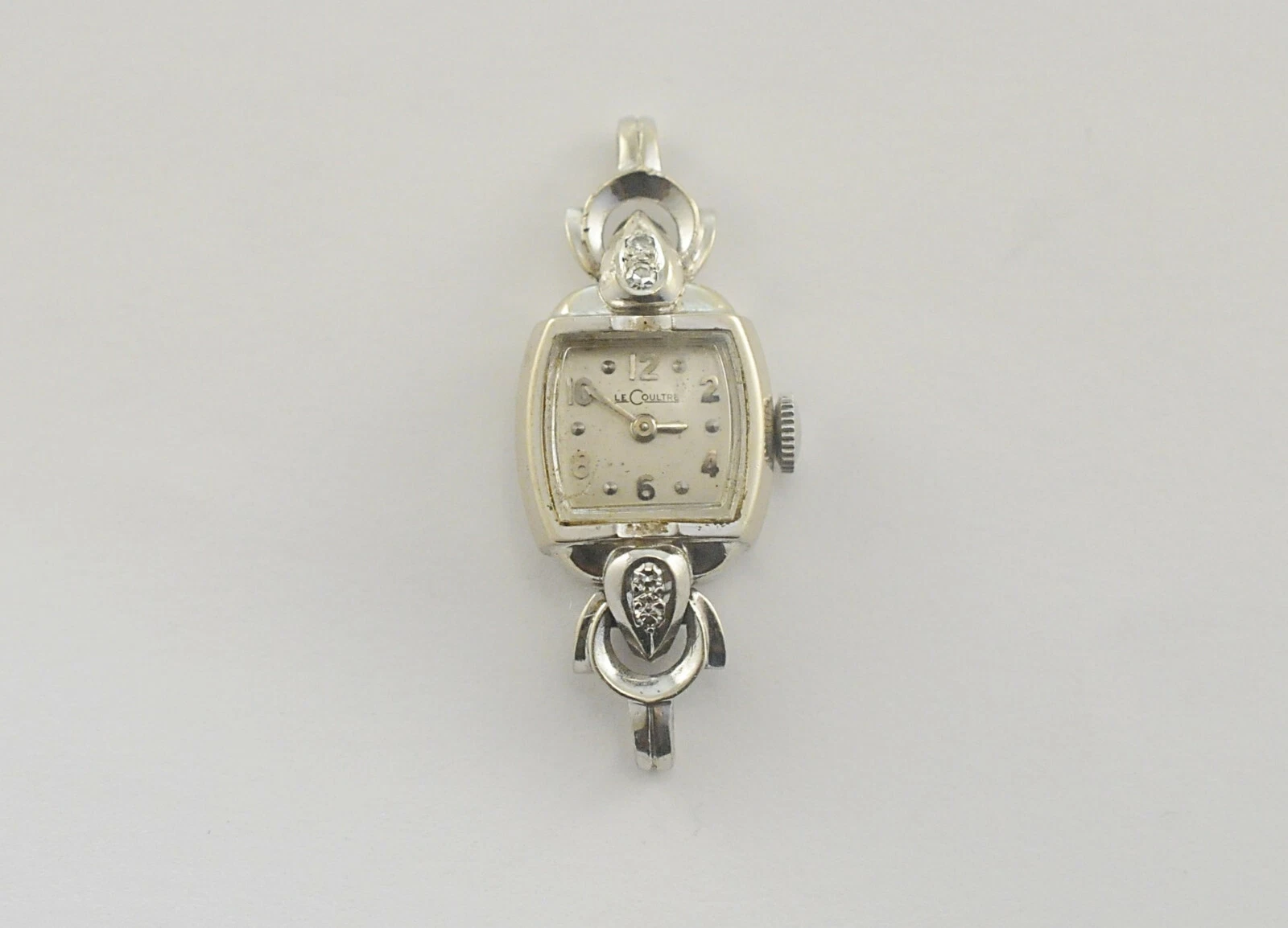 Jaeger LeCoultre — Le Coultre Vintage Diamond Watch Ladies 14k White Gold