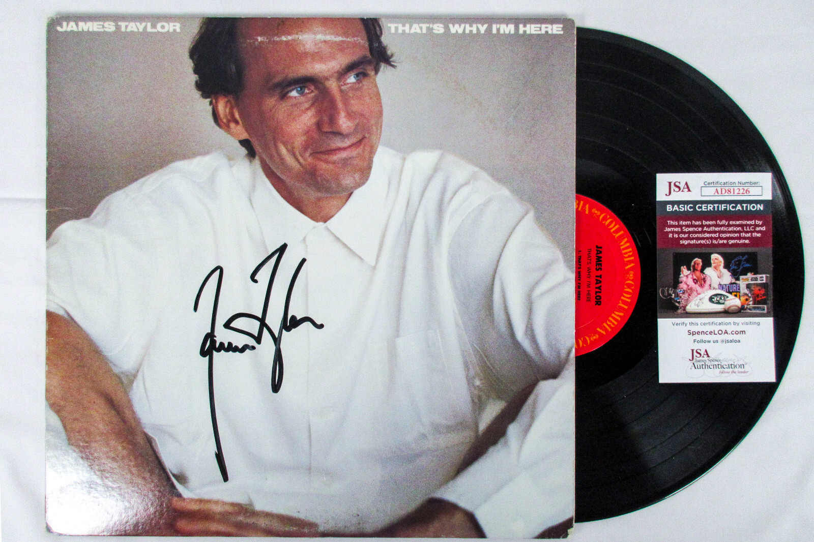 James Taylor Autographed Memorabilia | Signed Photo, Jersey