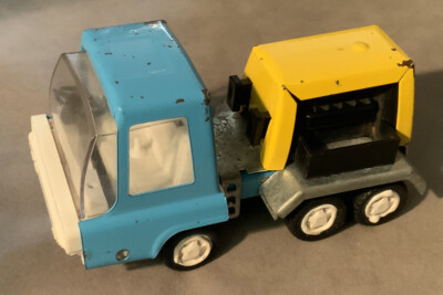 Vintage um 1965 Triang Mighty Mini Pressstahl Spielzeug Kompressor LKW