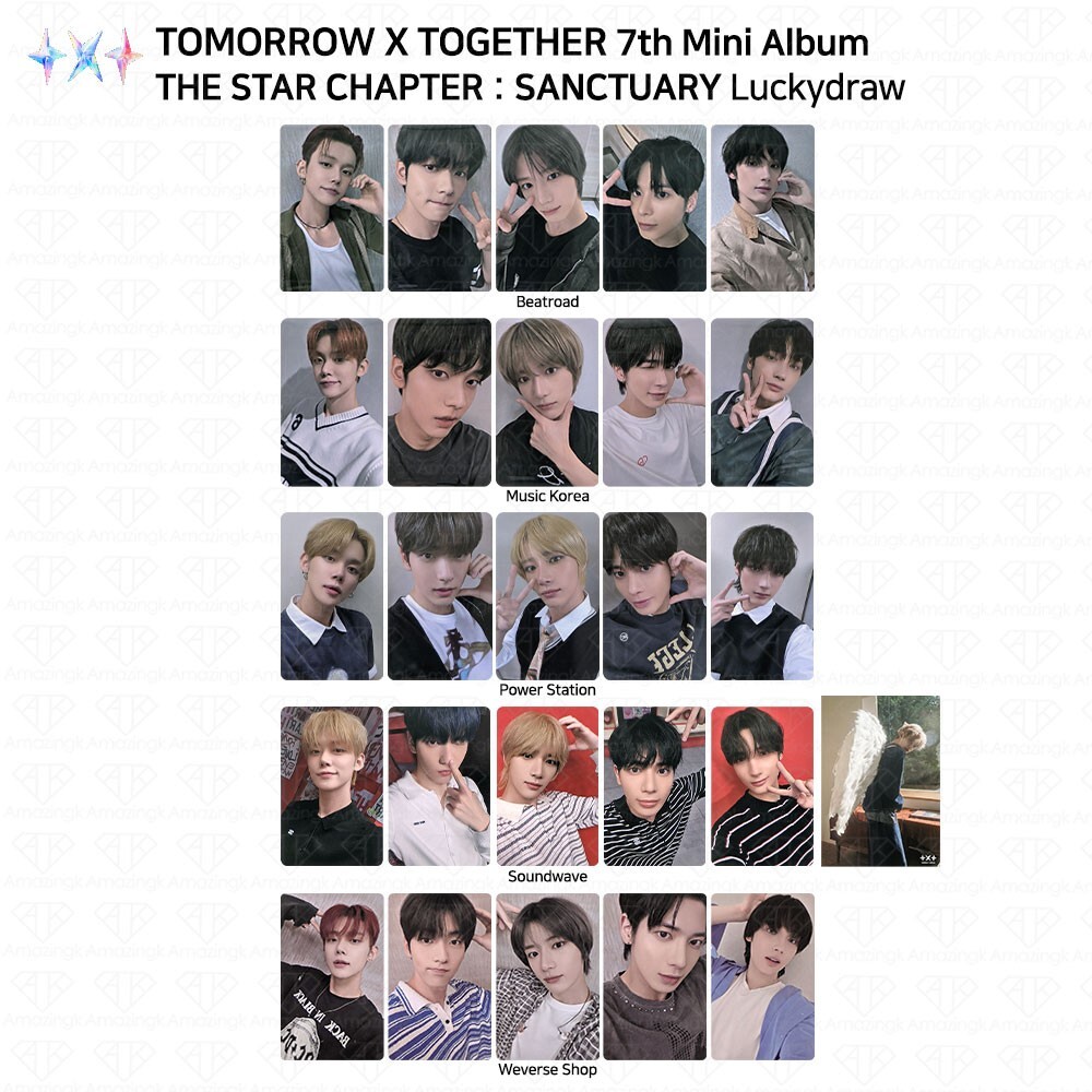 TXT 7th Mini Album The Star Chapter : SANCTUARY SW MK PS WS