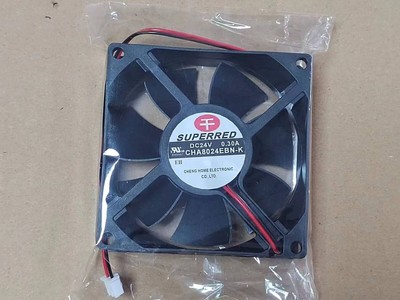 1PC SUPERRED DC24V 0.30A CHA8024EBN-K 8025 8CM inverter cooling fan