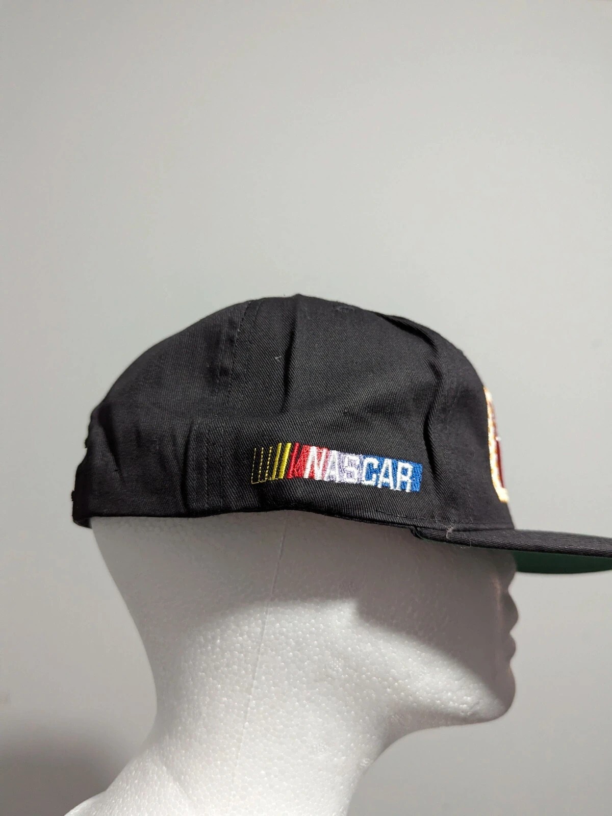 Vintage Budweiser Racing Nascar Black Embroidered Snapback Cap New without Tags image 5