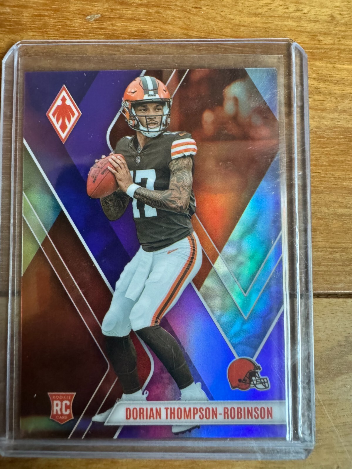 2023 Panini Phoenix - Rookies Purple #124 Dorian Thompson-Robinson /125 (RC)