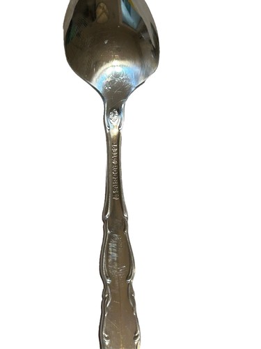 1881 rogers oneida silverware Rose Pattern Salad Fork, Butter Knife ,soup,spoons - Bild 7 von 7
