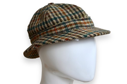 Vintage Barbour Deerstalker Wool Hat D572 England Size 6 3/4 - Picture 2 of 7