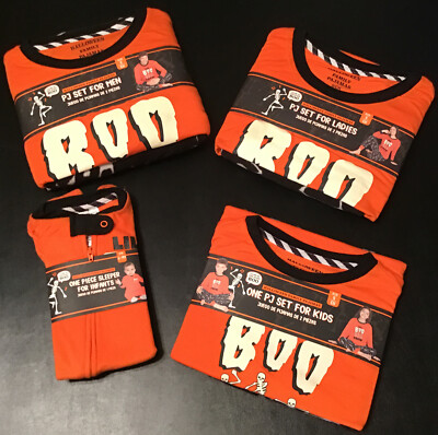 Matching Family Baby Kids Men Ladies Halloween Skeleton