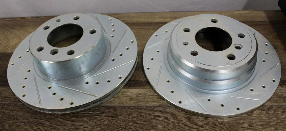 Hart Brakes Front and Rear Brakes and Rotors Kit + Pads Ceramic for BMW 5-Series - Image 2 of 4