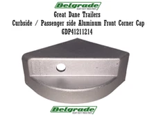 Great Dane Front Aluminum Curbside / Passenger side Corner Cap GDP41211214