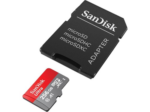 SanDisk 256GB Ultra microSDXC A1 UHS-I/U1 Class 10 Memory Card w/ Adapter 150... - Picture 4 of 5