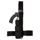 Police Magnum Heavy Duty Drop Leg Holster Holder & Pepper Spray 24oz PG COMBO