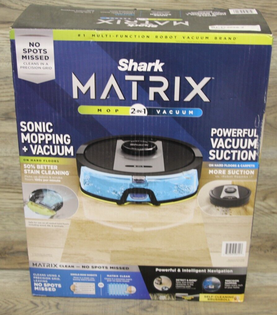 Shark Matrix RV2400WD 2-in-1 Robot Vacuum and Mop with Wifi & Smart Home Mapping