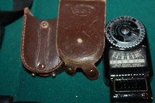 Vintage Sekonic L-2 L II universal exposure meter. with brown case untested