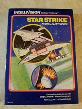 VINTAGE Intellivision STAR STRIKE Video Game Complete In Box UNTESTED