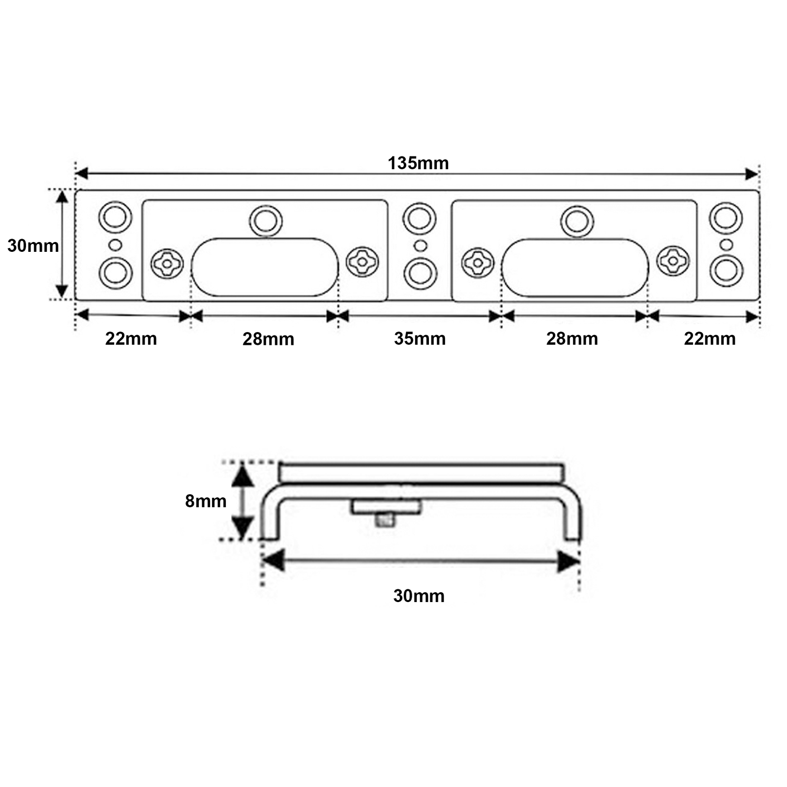UPVC Door Keep Double Shootbolt French Patio Doors Lock Yale Lockmaster