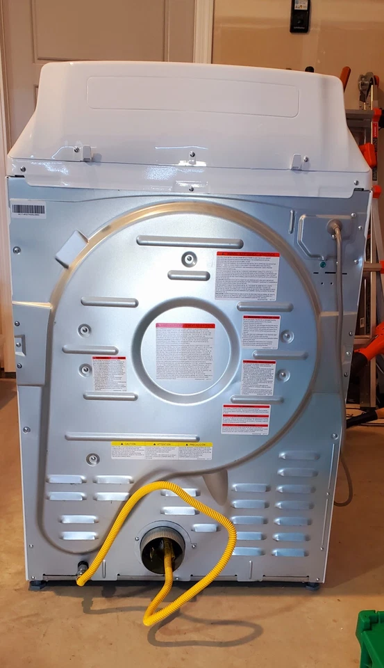 Frigidaire 6,7 pés cúbicos Secador a gás branco sem pé!! - Imagem 4 de 4