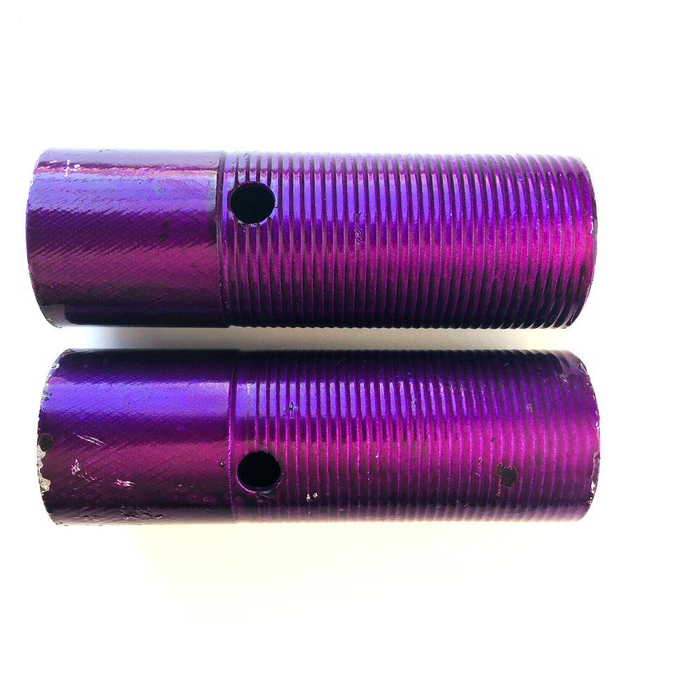 Bmx Bike Pegs 2 Purple PreOwned Replacement Parts eBay