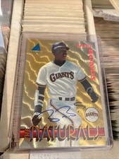 Barry Bonds The Naturals Sighned Trading Card