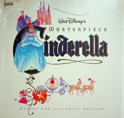 Cinderella LaserDisc 1995 Animation Deluxe CAV Disney Masterpiece