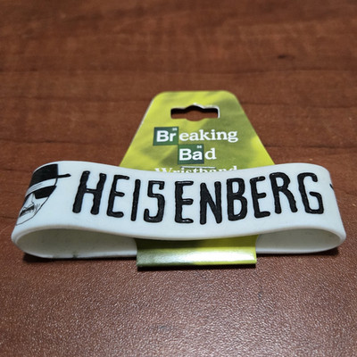 Breaking Bad Heisenberg White Silicone Wristband Band Bracelet Stackable
