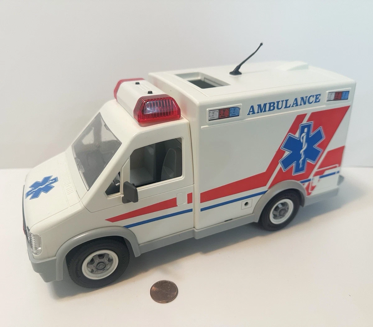 PLAYMOBIL (Y4215) HOPITAL - Ambulance Blanche Toit Rouge 3456 Jauni EUR 19,90 - FR
