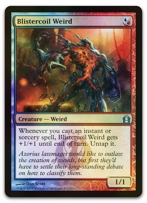 Blistercoil Weird #211 (Foil) (LP) Return to Ravnica RTR Magic MTG