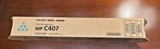 Brand New Genuine Ricoh Savin Lanier MP C407 Cyan Toner Cartridge EDP 842208