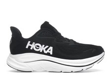 Men s Black And White Hoka One Clifton 10 Sne...