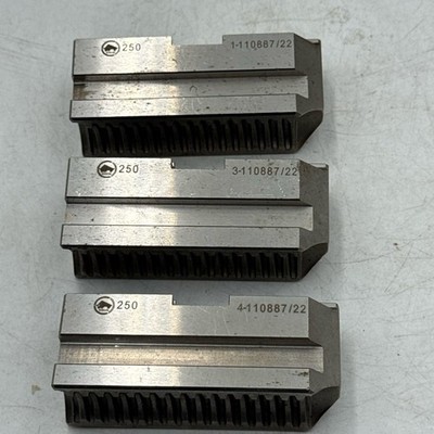 BISON Lathe Chuck Jaw 250 Set of 3 110887/22