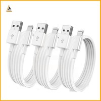 3 x iPhone Charger Fast For Apple Cable USB Lead 5 6 7 8 X XS XR SE 11 12 13 14